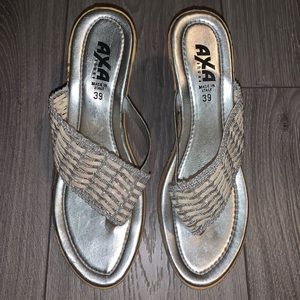 Women’s Glitter Summer Wedge Sandals